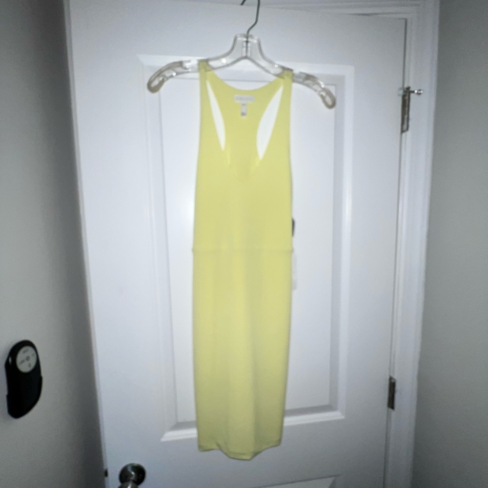 Leith size xxs light yellow NWT dress
